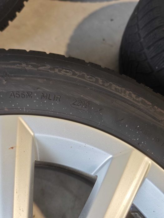 Roti/Jante VW Passat B8 cu anvelope de iarna 215/60R16 model MERANO