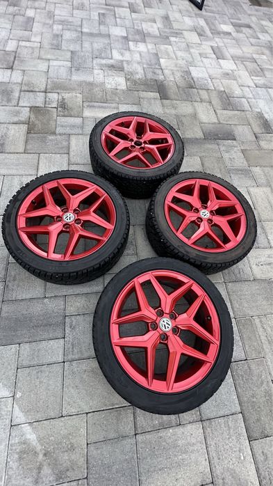 Jante 17 cu Anvelope 215/45/17 IARNA/VARA Seat, Ibiza, VW, Polo, Audi