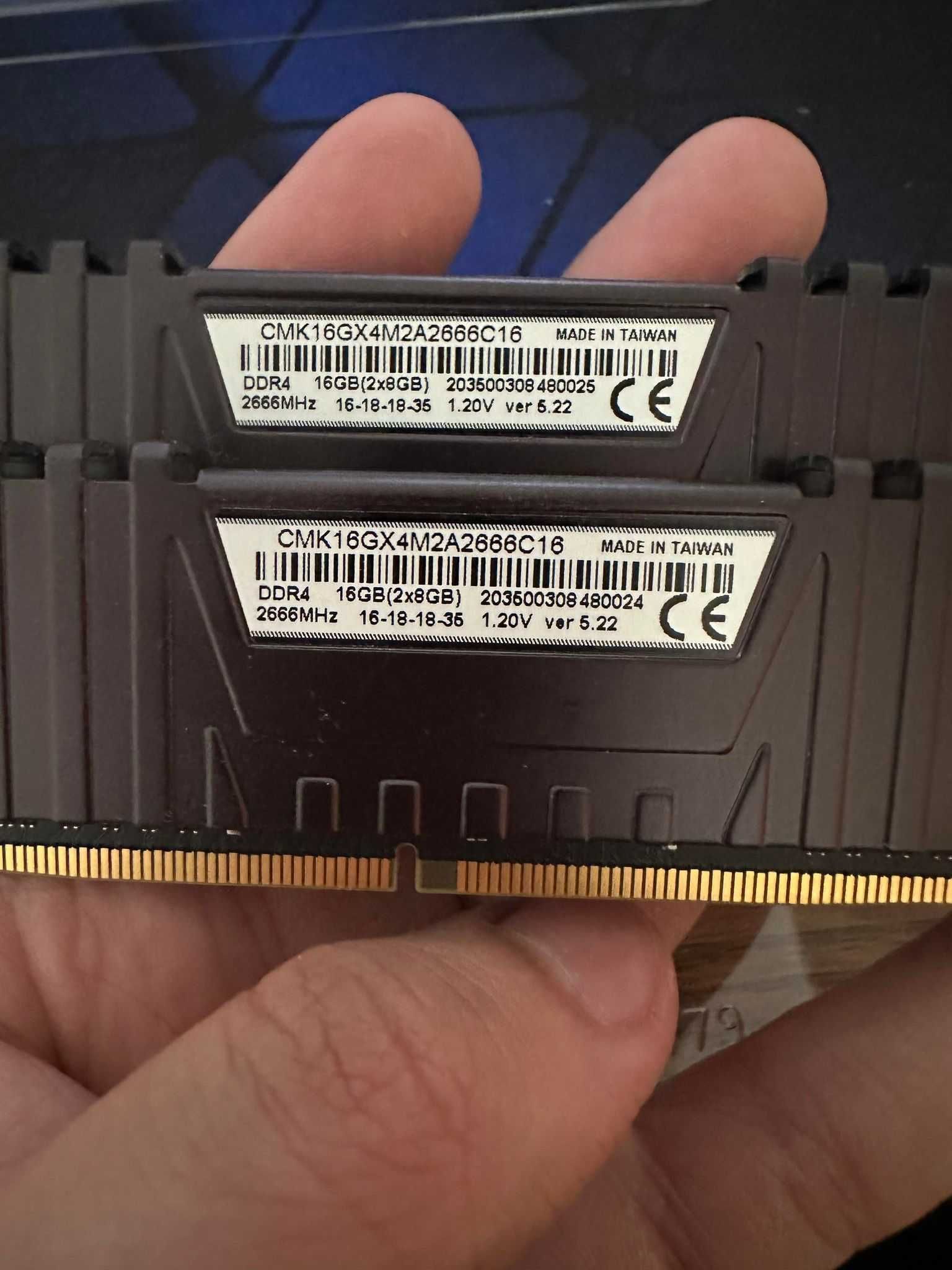 Memorie ram 16GB 2666MHz DDR4 Dual Channel