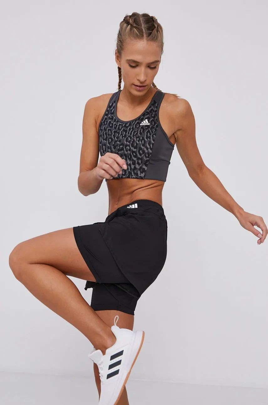 Adidas Aeroready Designed 2 Move Leopard Bra оригинално бюстие XS