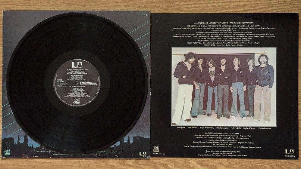ELO Electric Light Orchestra - New World Record (1976) 1-st US press