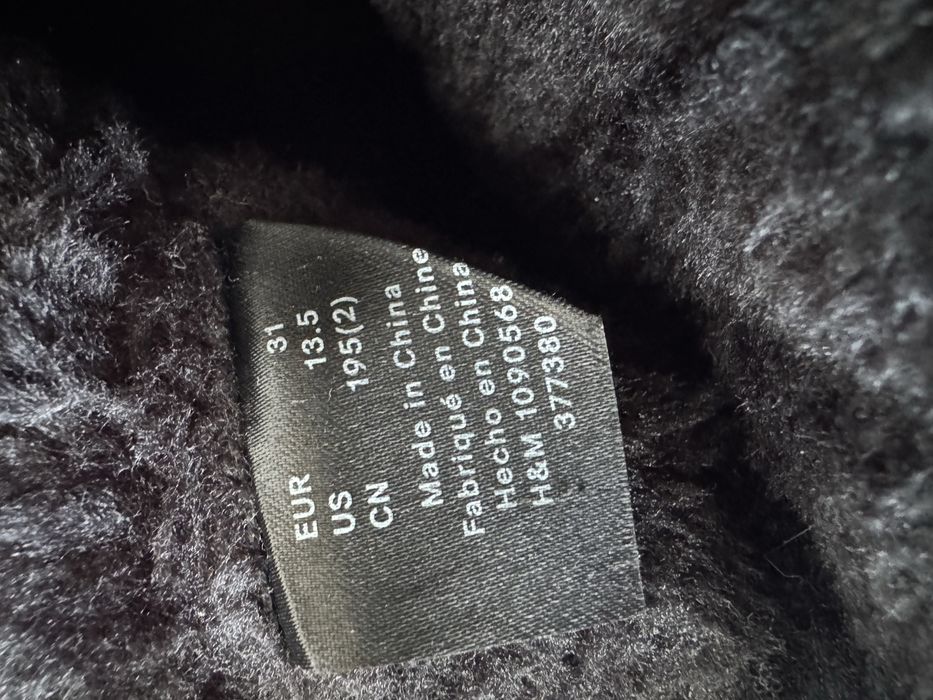 Нови детски ботуши H&M с Thermolite технология номер 31