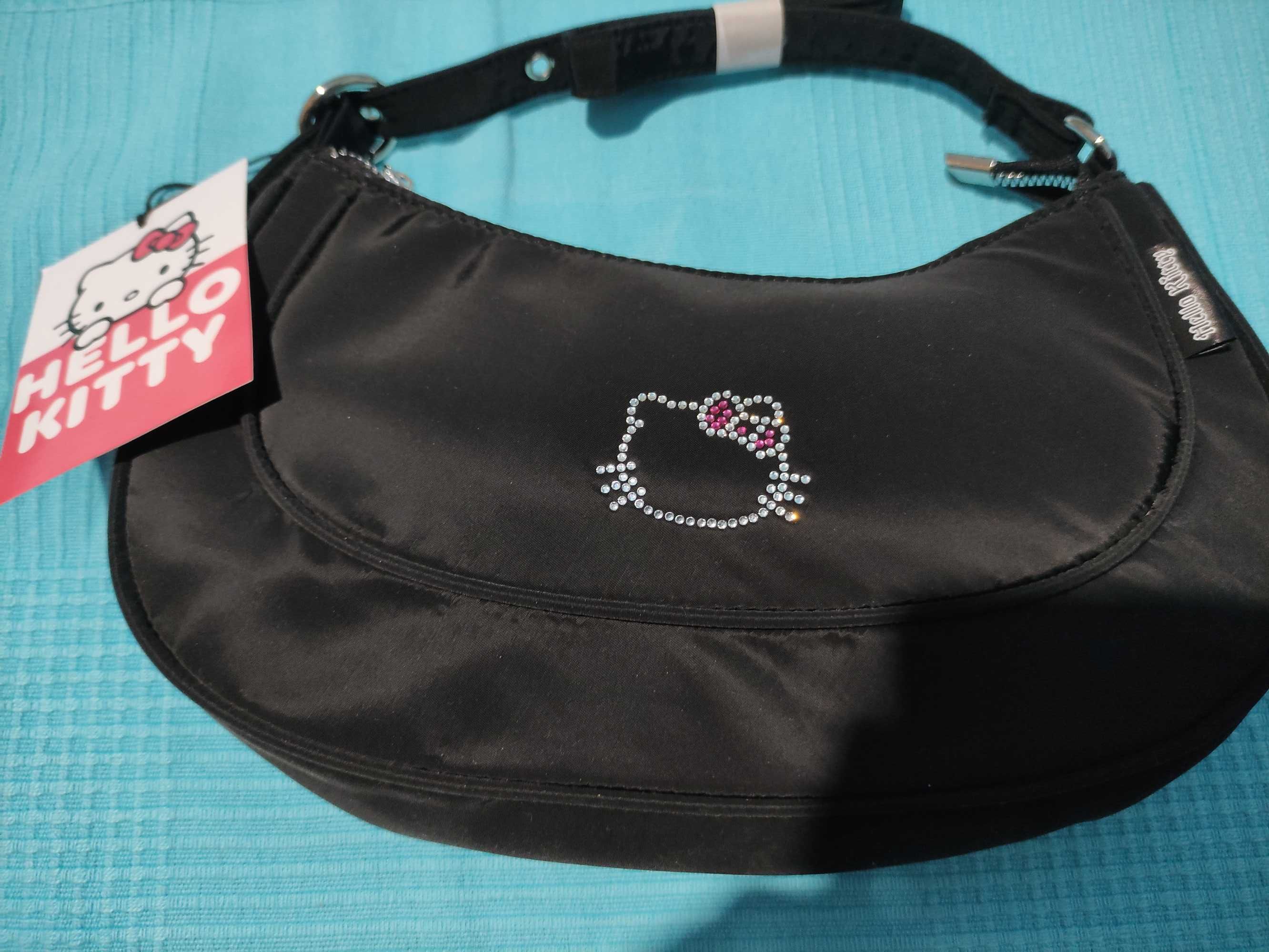 Черна дамска чанта Sinsay Hallo Kitty, нова чанта