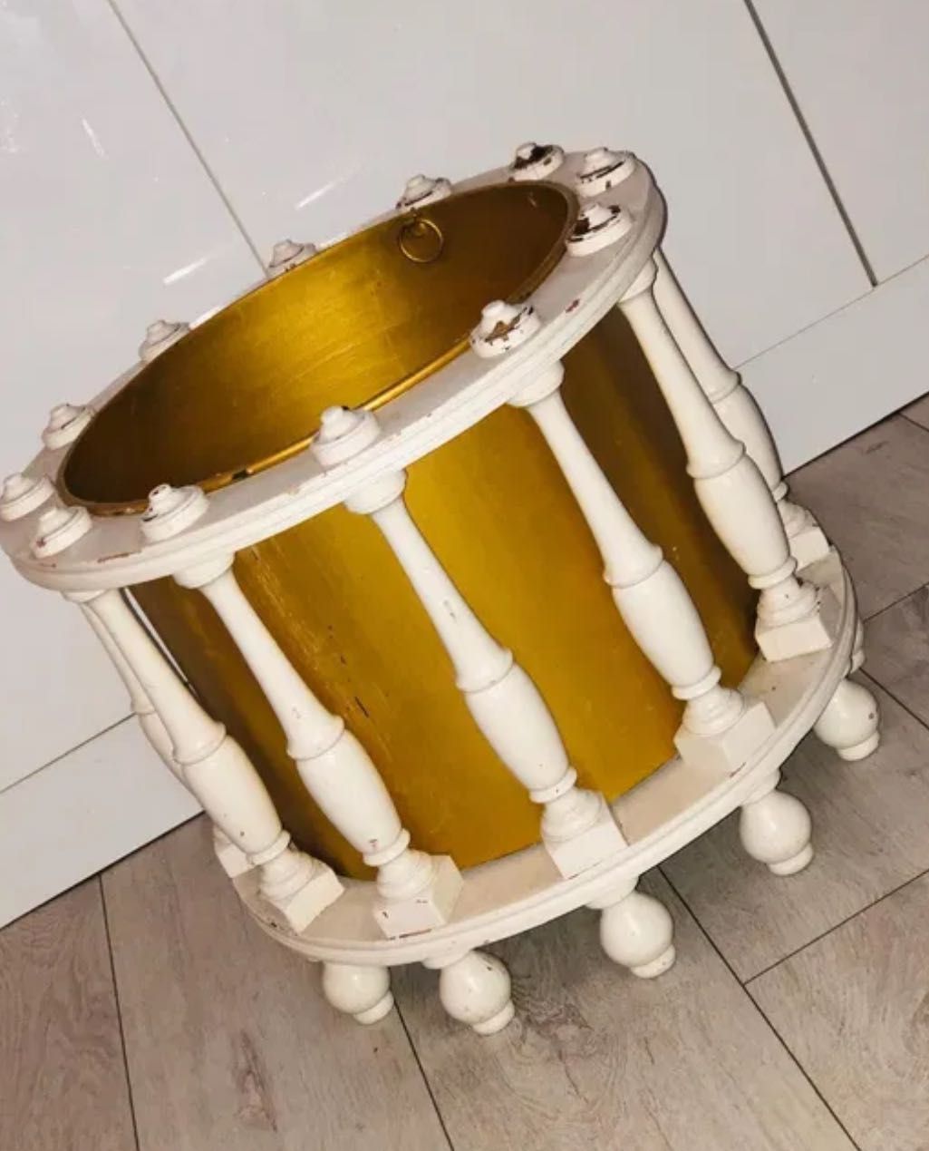 Glastra ghiveci flori vintage