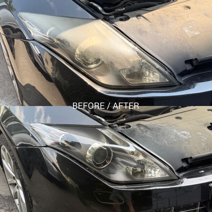 Polish faruri auto polish caroserii auto detailing auto