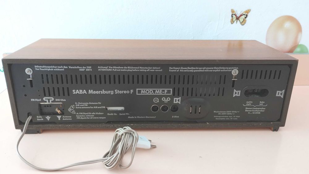 accesorii audio hi fi amplituner Saba Meersburg stereo