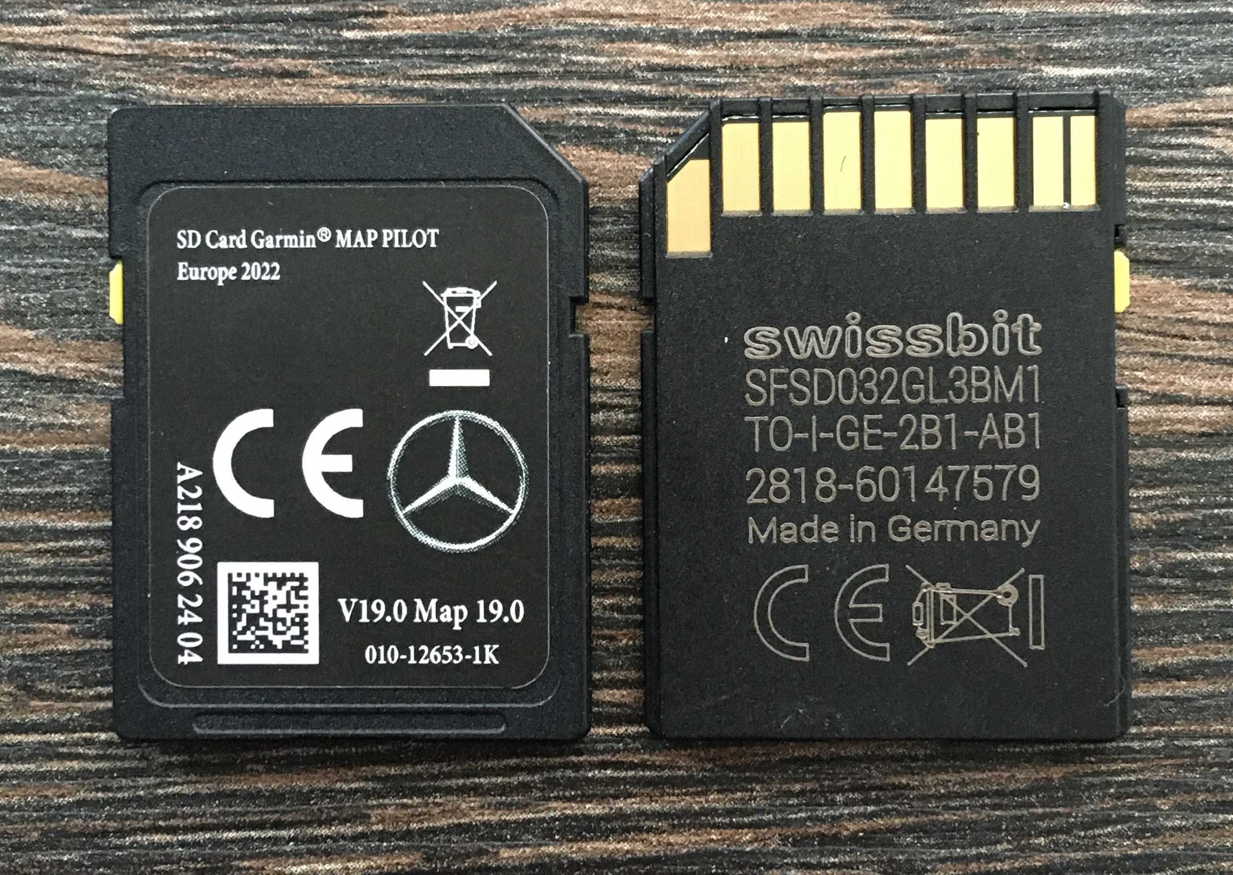 НОВО Mercedes Sd Card Star1 GARMIN MAP PILOT 2024 V19 Гармин Мап Пилот