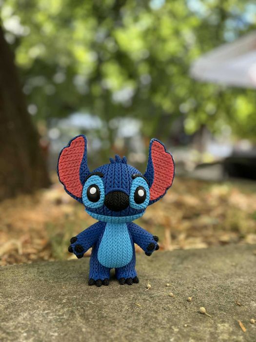 Фигурки Stitch и Angel с въртяща глава