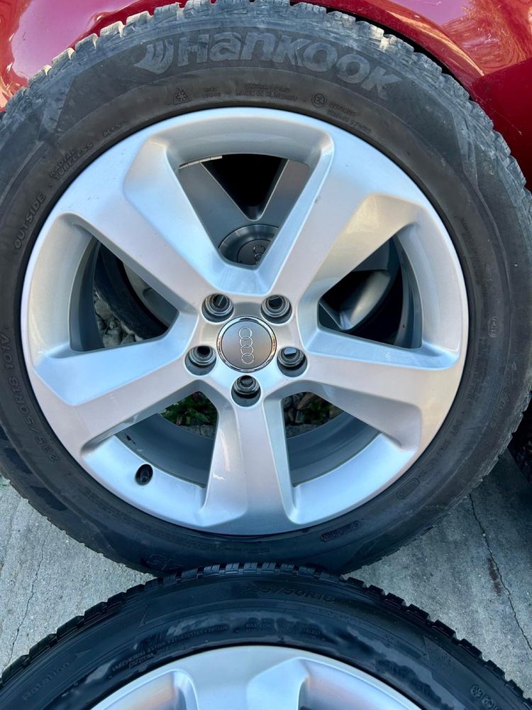 Jante Audi Q5/Q3/A4/A6 originale 235 50 18 Hankook 4S2 all season/mixt