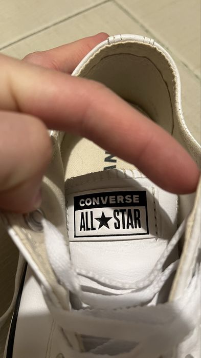 Sneaker low Converse cu platforma 'Chuck Taylor All Star’ pe alb