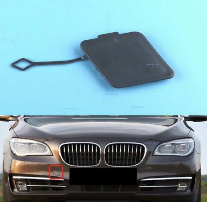 048 Капачка BMW F01 F02 теглич кука капак Бмв ф01 Предна броня сериа 7