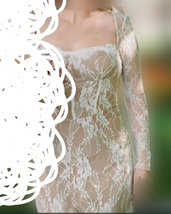 Rochie alba modena