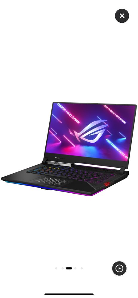 Laptop Asus ROG Strix Scar 15 2022 | i9 12900h | 32gb ram | rtx3070ti