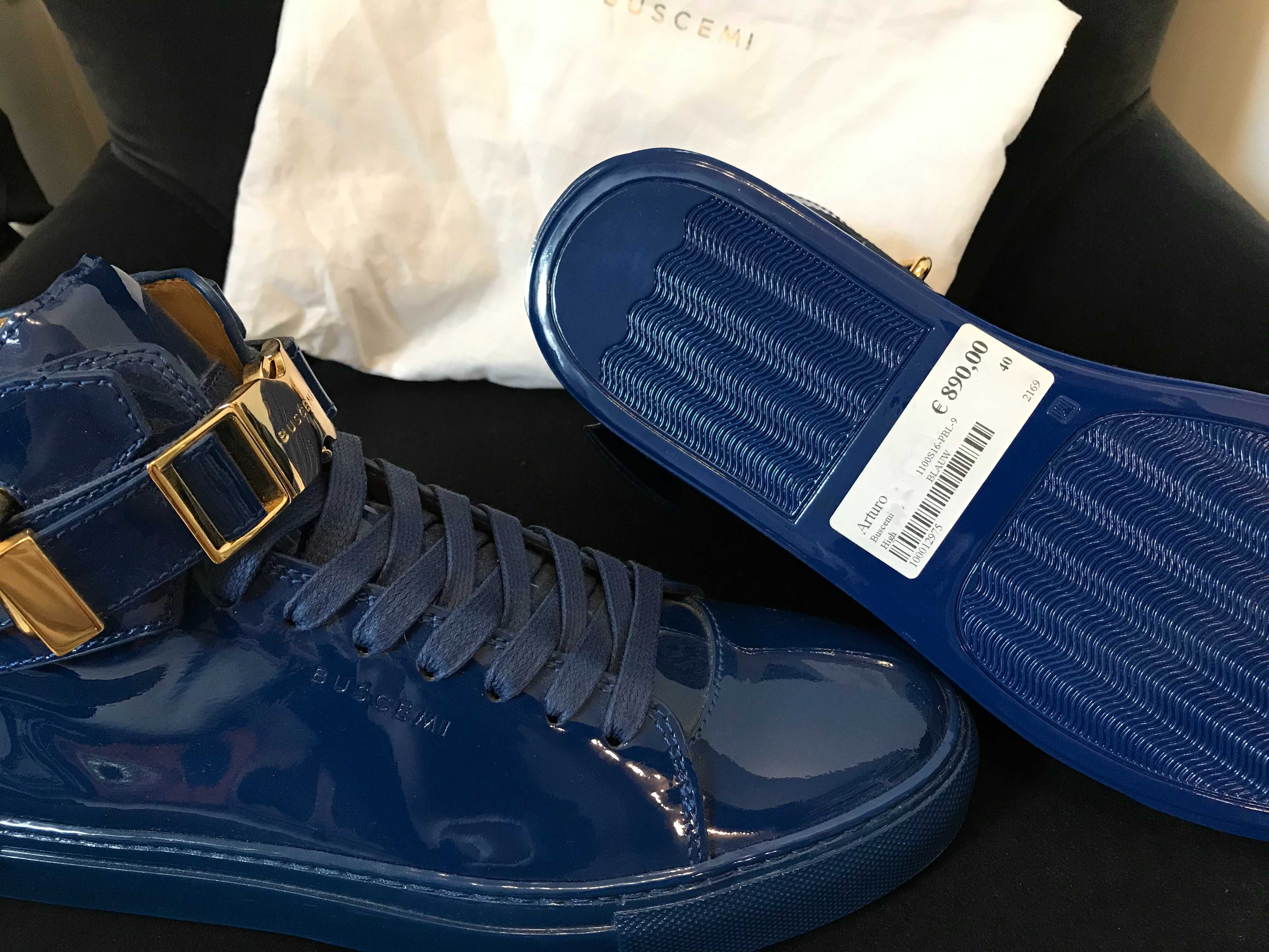 Buscemi ghete 40, autentici, retail 890 euro