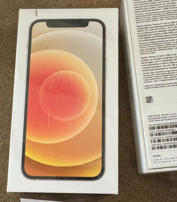 НОВ! Iphone 12 mini 64 GB чисто нов не разопакован с гаранция 12 мсеца