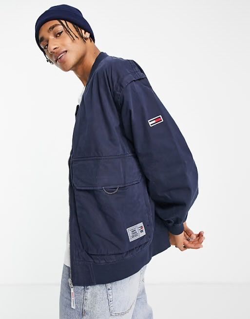 Tommy Hilfiger : Zip Sleeve Bomber - НОВО яке/елек М / Оригинал