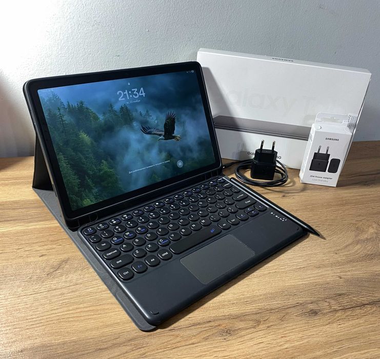 Samsung Galaxy Tab A9+ 5G 128GB +чехол +клавиатура +стилус +адаптер
