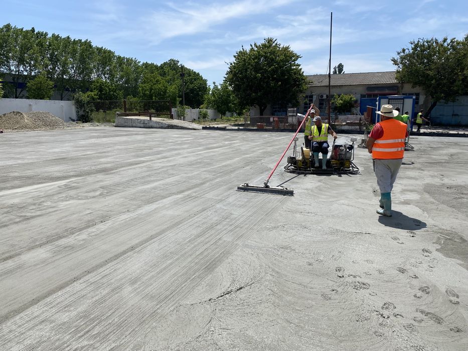 Turnari beton finisat mecanic elicopterizat