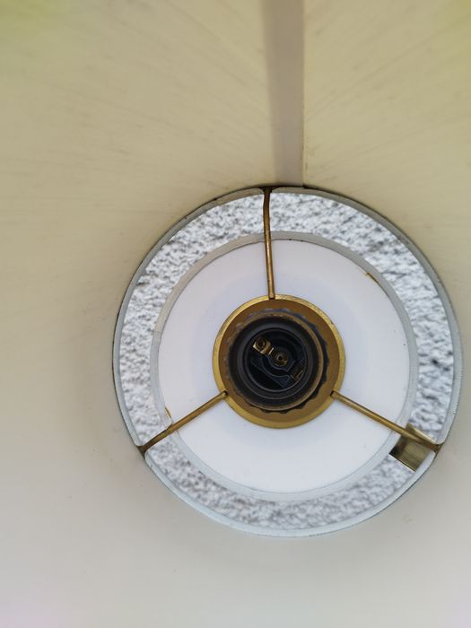 АНТИКВАРНА месингова стенна лампа с двойно чупещо се рамо