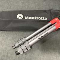 Trepied foto profesional Manfrotto light red
