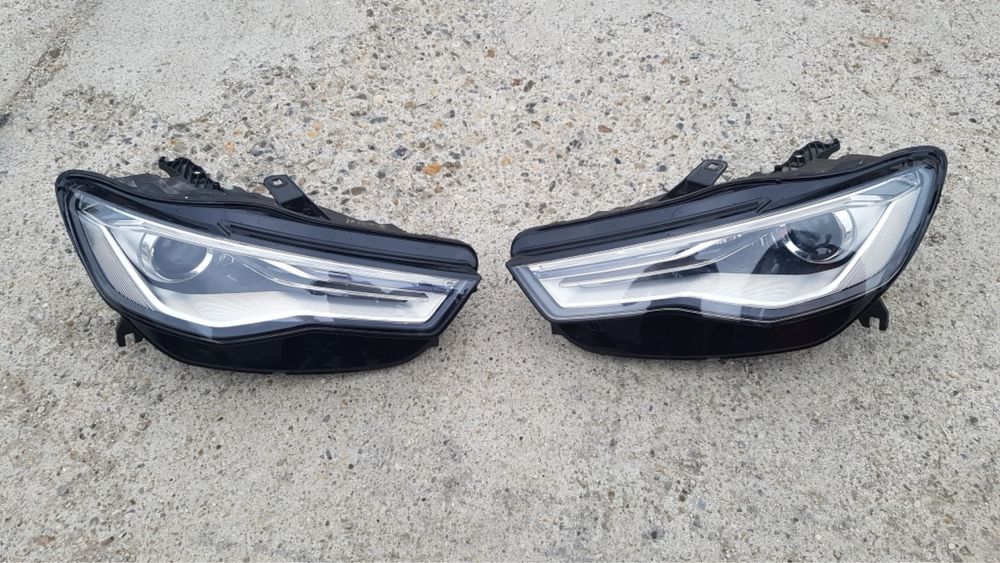 Set faruri dreapta + stanga |bi-xenon led | Audi A6 4G C7 | facelift