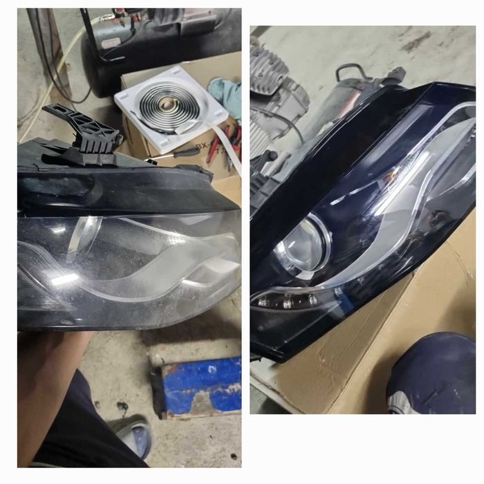 Poliș faruri si vopsire stopuri