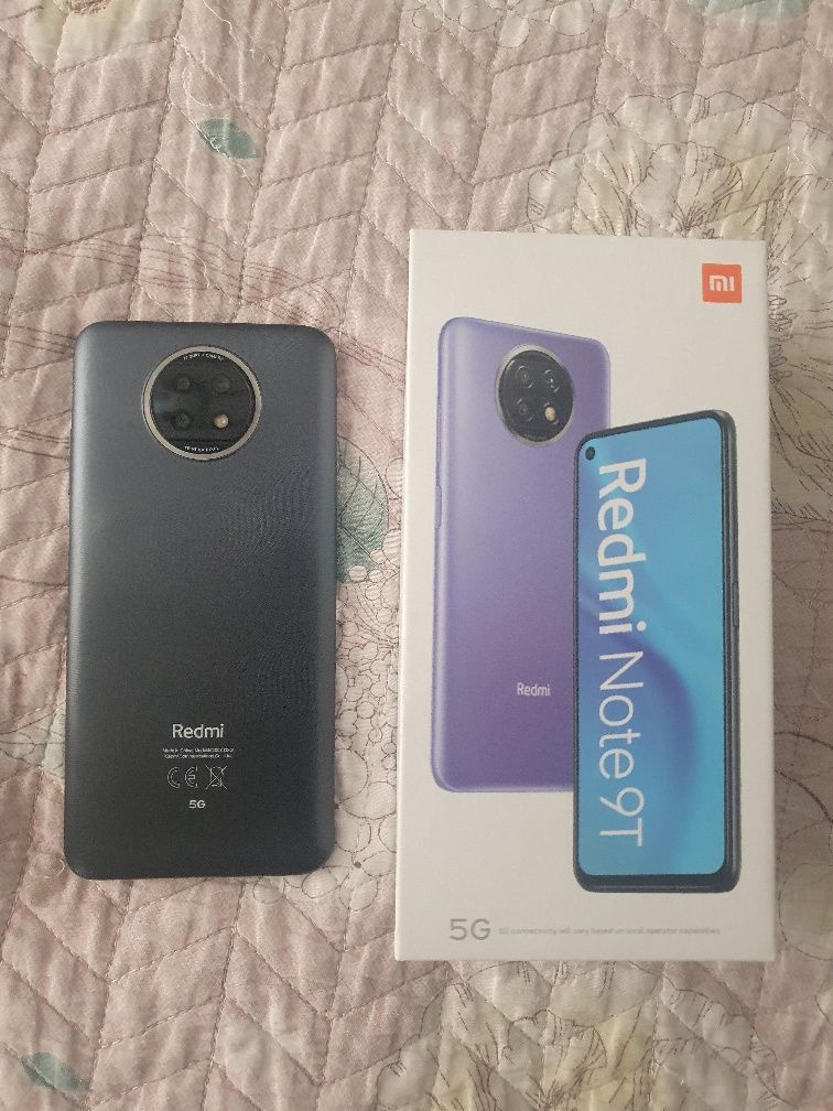 Redmi not 9t 5g 4+2/128 karobka dakument bor