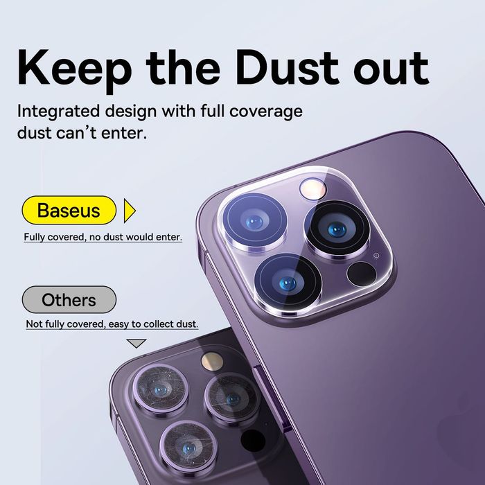 Baseus  Camera Lens Protector for iPhone 16, 16 Plus