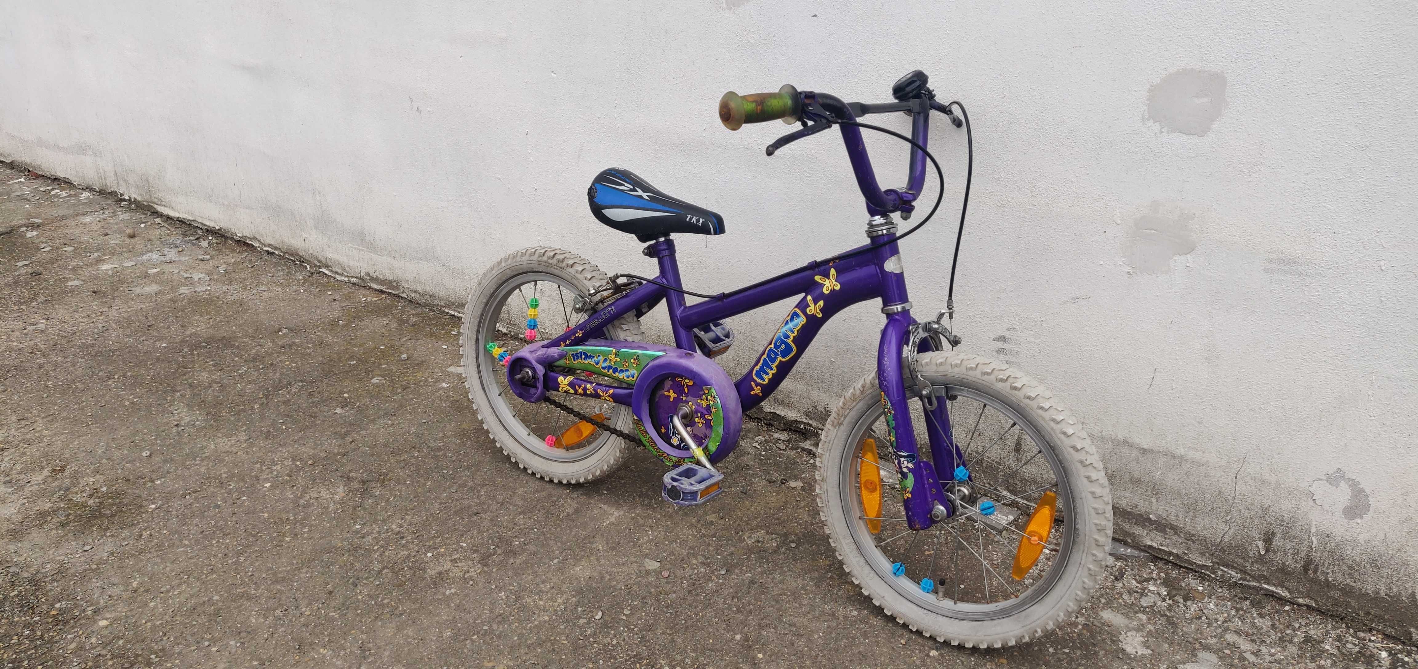 Bicicleta de copii cu roti de 16 inch