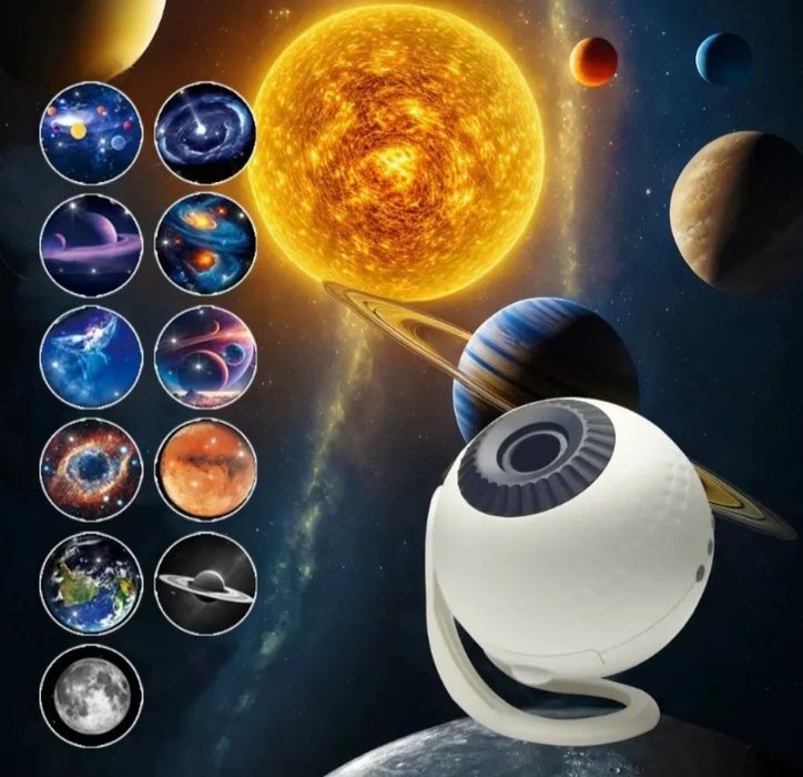 Проектор звездное небо с пультом космос