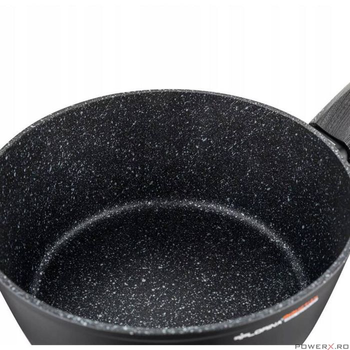 Cratita din aluminiu cu invelis antiaderent, maner din bachelit, 16