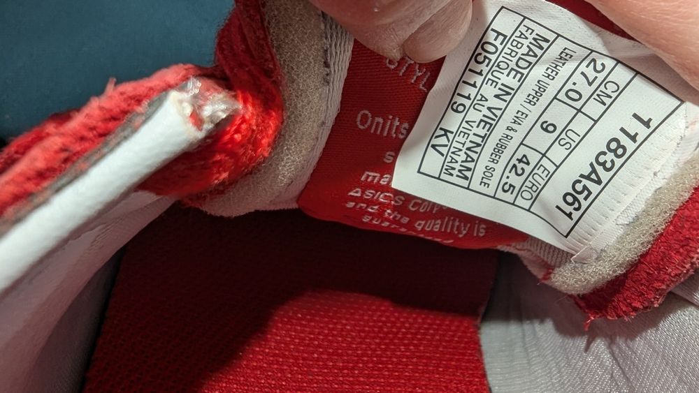 Сникърси/маратонки Onitsuka Tiger Corsair EX червени