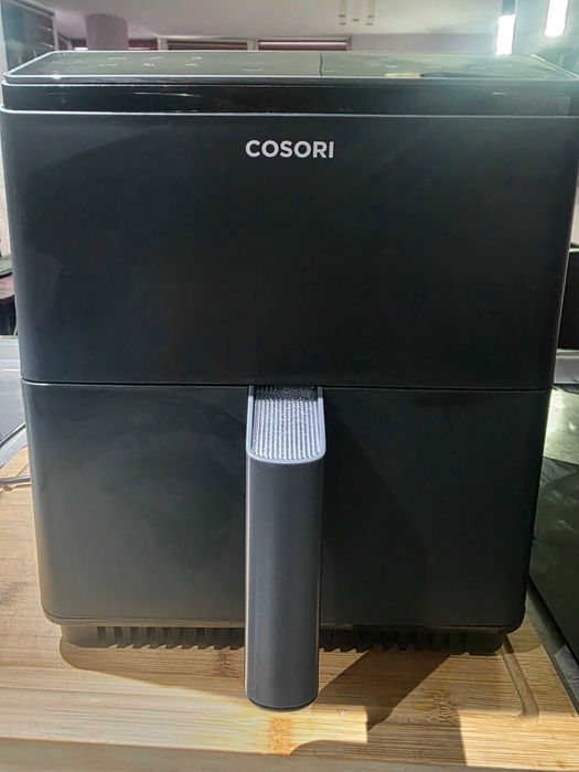 Фритюрник с горещ въздух Cosori Dual Blaze CAF-P583S, 6.4L, Черен
