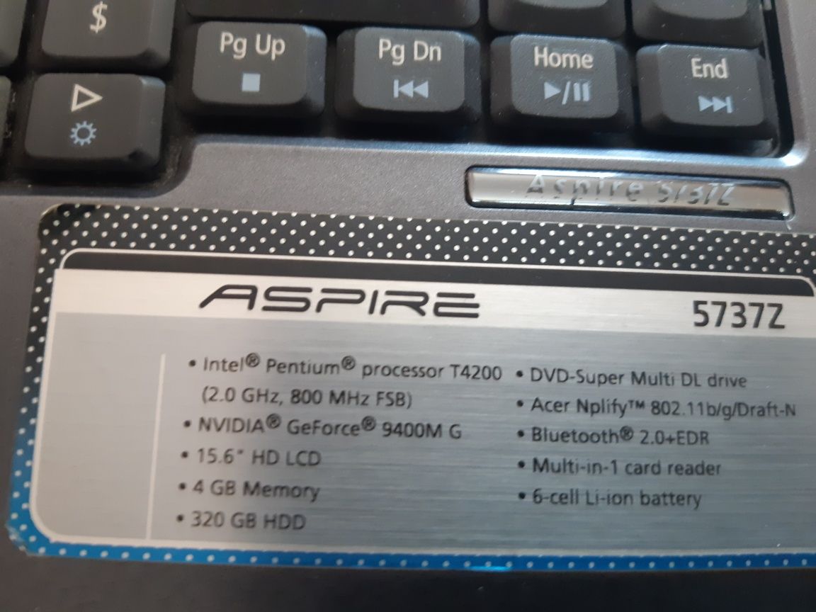 Laptop Acer Aspire 5737z