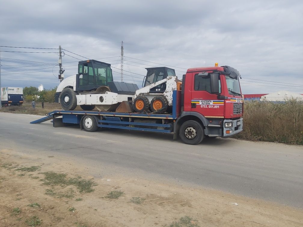 Inchiriez camion cu macara,trailer,platforma