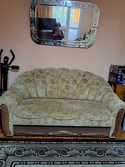 vand set canapea cu doua fotolii