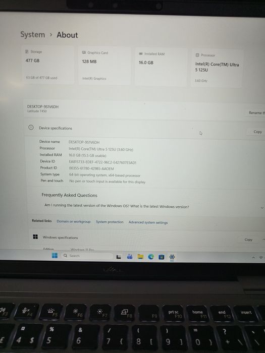 Laptop Dell Latitude 7450 2024 i5 Ultra