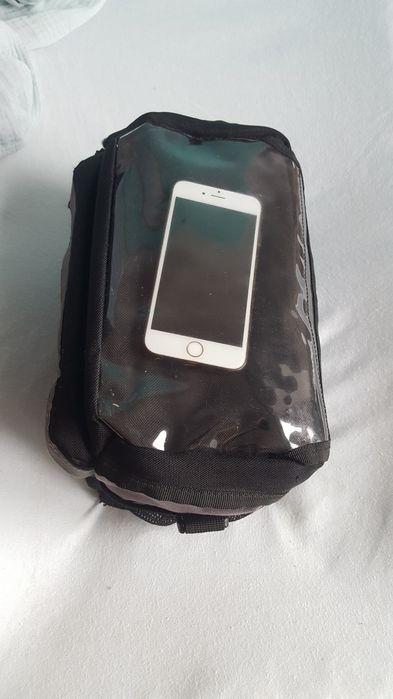 Geanta bicicleta ghidon cu suport frontal  de telefon sau tableta