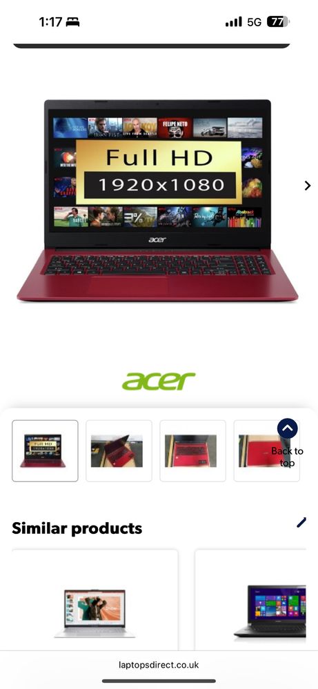 Лаптоп Acer Aspire  N19H1