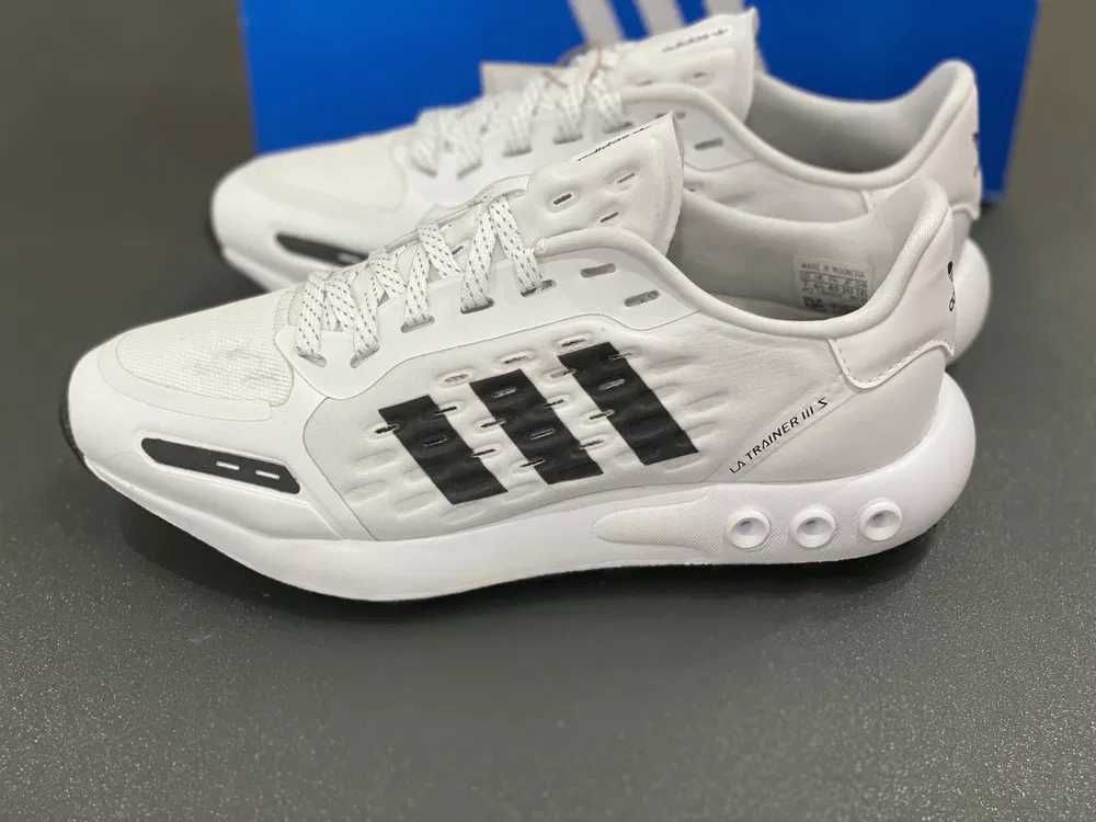 Adidasi ORIGINALI 100% LA TRAINER " WHITE " unisex nr 39