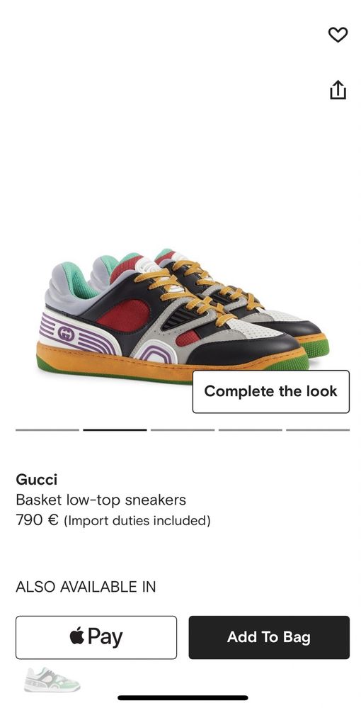 Sneakers Gucci originali noi