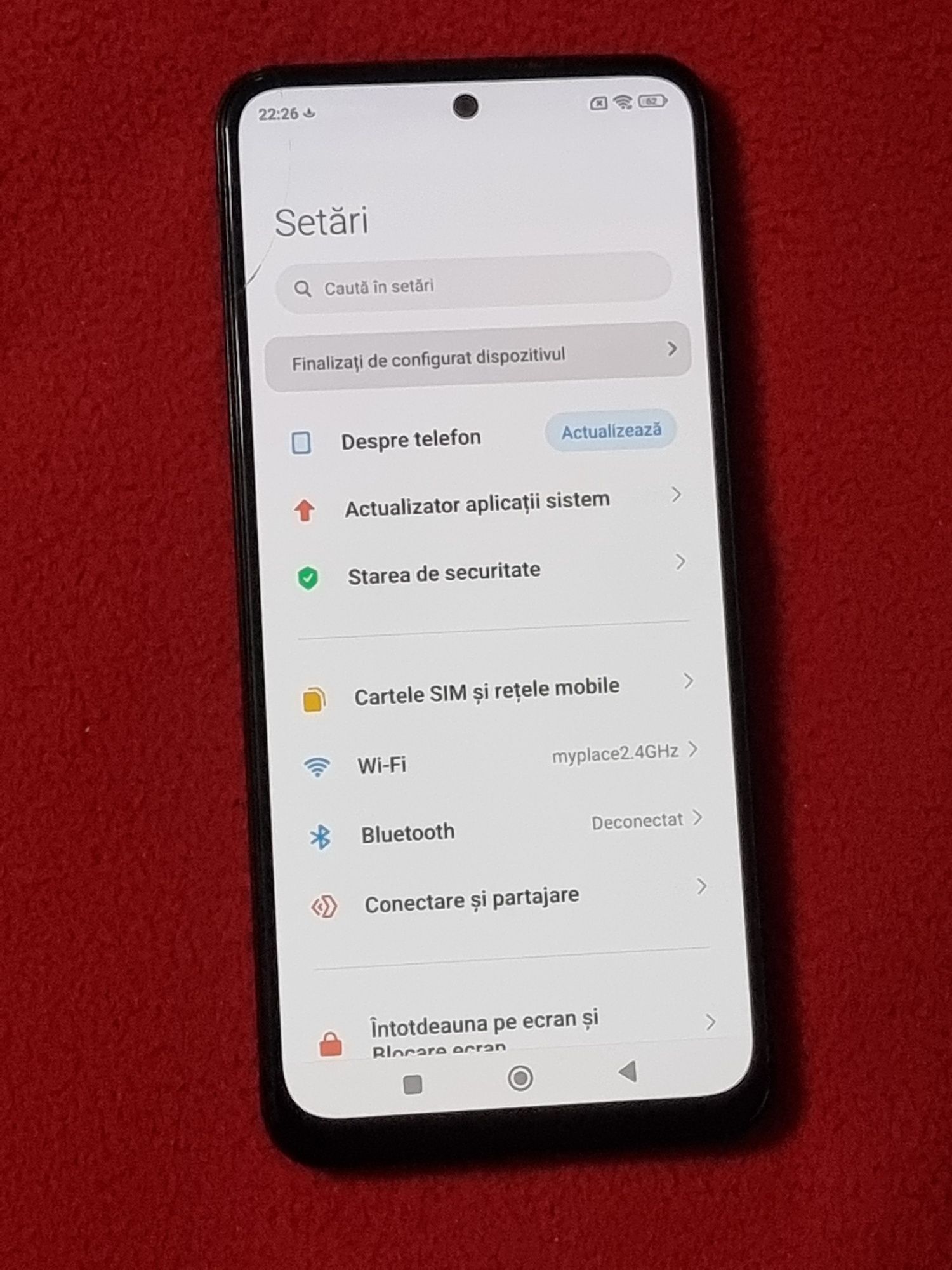 Xiaomi Redmi Note 11, Gray 128Gb, Liber, Fisura mica în colt pe ecran.