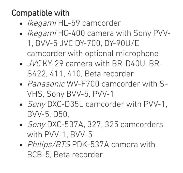 HUSA PortaBrace  RS 55 Camcorder Rain cover