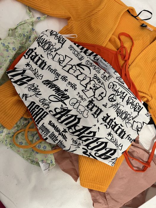 Tank top, cropped top, crop top, h&m, bershka topuri