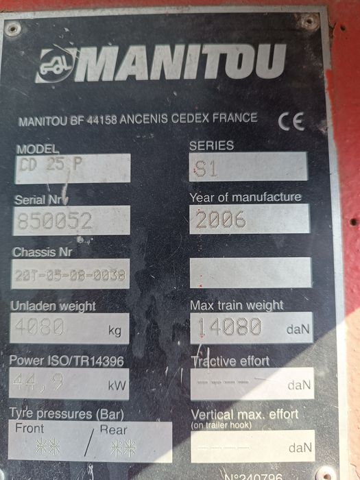Motostivuitor Manitou Diesel