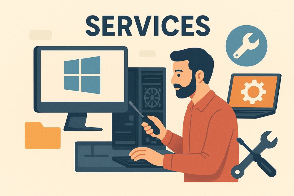 ∆Услуги ∆Ремонт и обслуживание техники ∆Установка программ и Windows