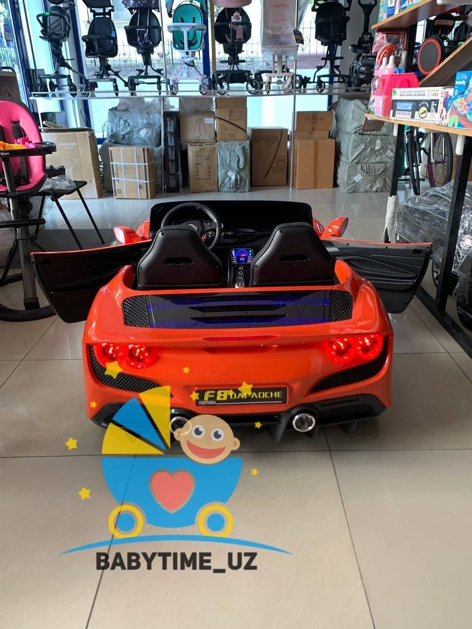 Детский автомобиль Ferrari мудатли тулов бор