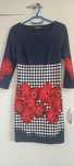 Rochie Lashe, midi, cu flori , mărimea 38