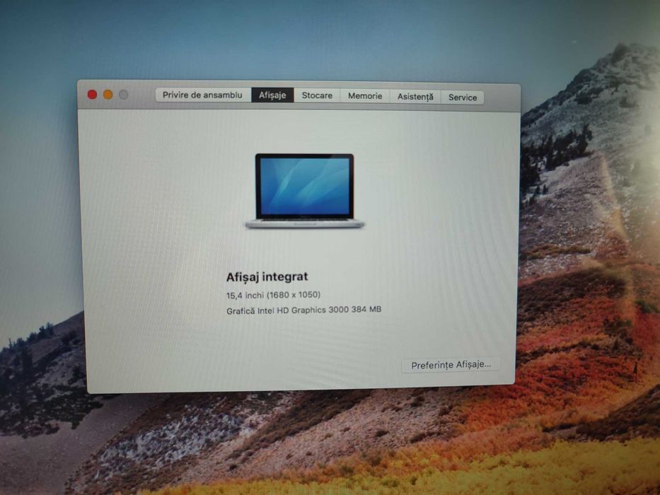 MacBook Pro 15 inch i7 A1286  (anul 2011)