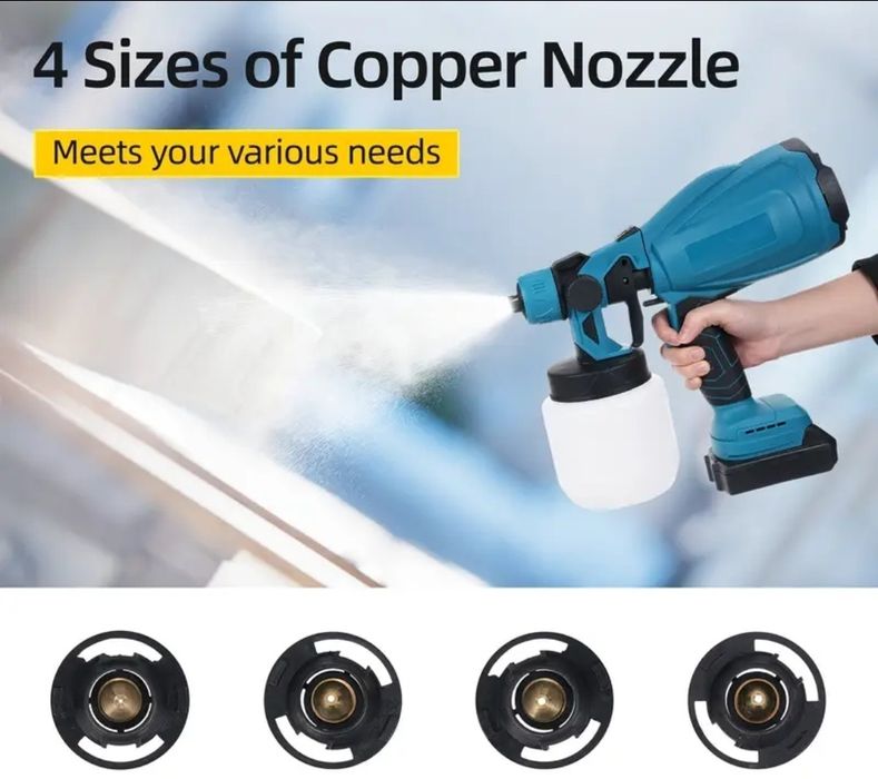 Pistol vopsit cu baterii/acumulatori